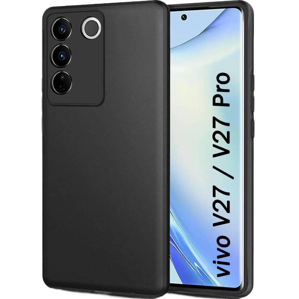 For Vivo V27/V27 Pro 5G|Slim Fit Protective Design Liquite Silicone Case Mobile Back Cover Case