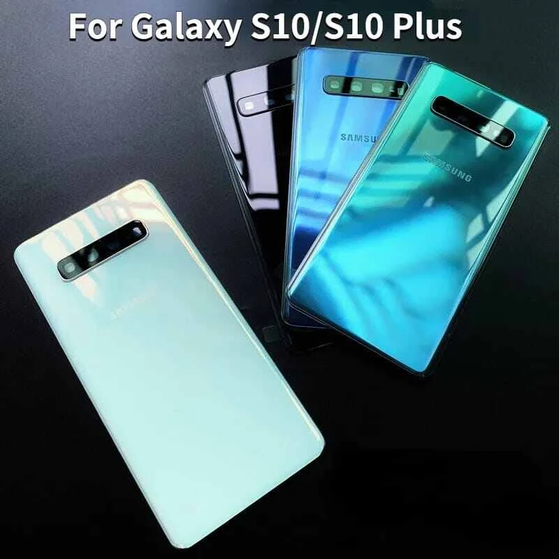 Back Panel Cover+battery Back Cover+Camera frame Samsung Galaxy S10 Plus