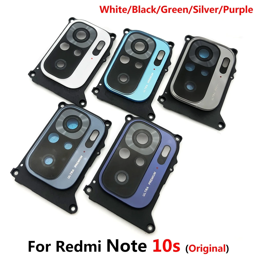 Camera Lens Glass with Frame for Xiaomi Redmi Note 10S