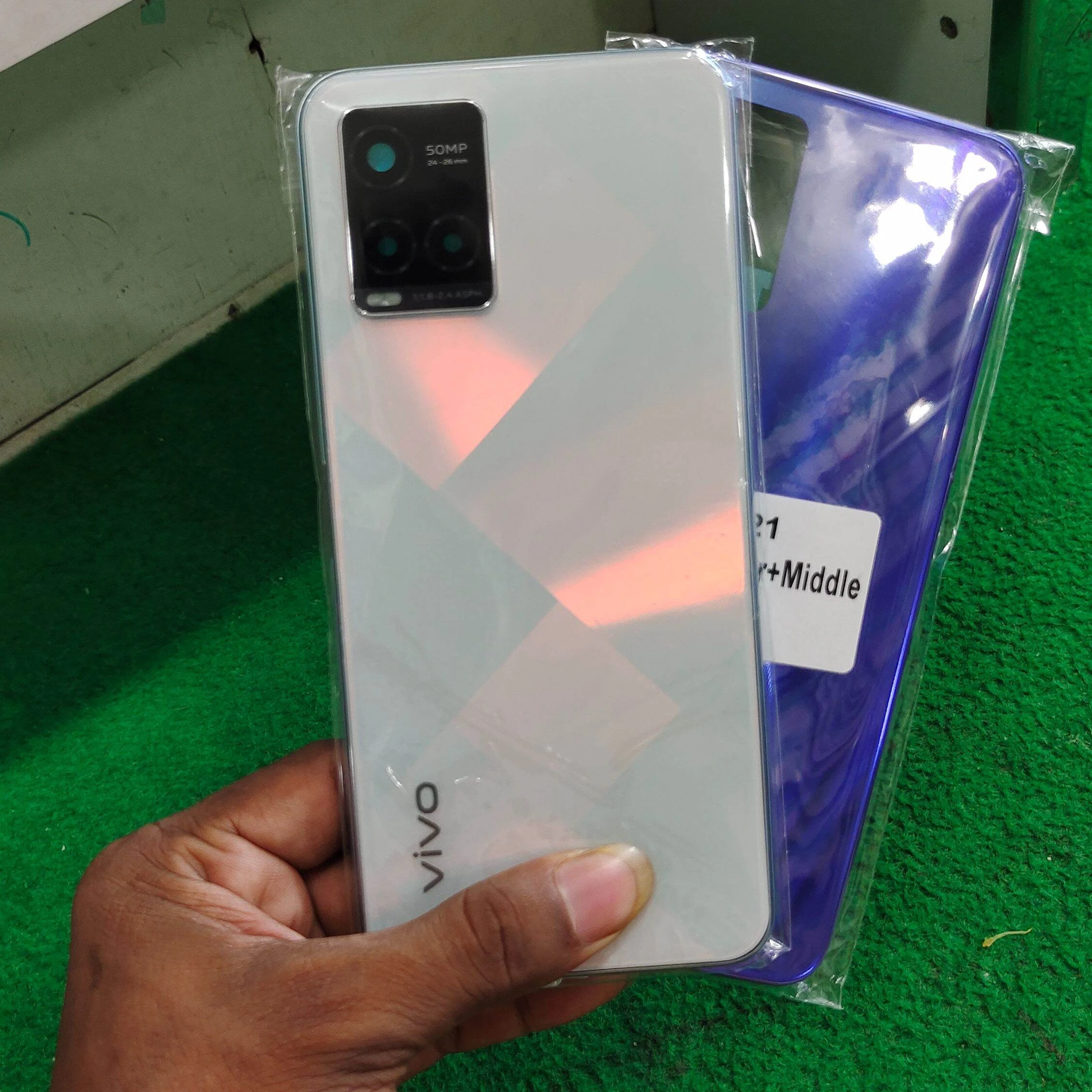 Replacement Backshell Panel for vivo Y21 Battery Back Door Back panel