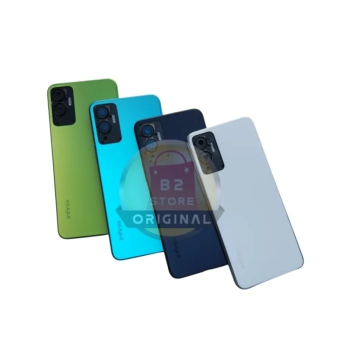 Back Casing Kesing Housing Infinix Hot 12 X6817 Backdoor Fullset + Bezel (Best Quality