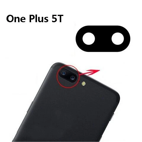 For OnePlus 5T camera main glass lens Rear Facing Camera Glass Lens Replacement