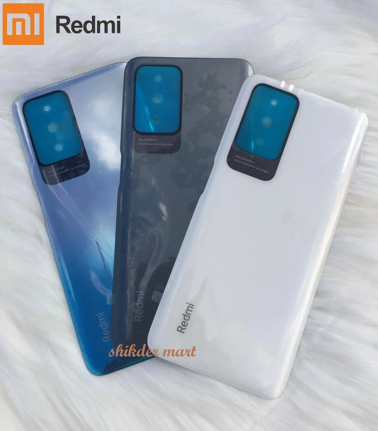 For Redmi 10 / Redmi 10 Prime Backshell Replacement Back Battery Cover For Redmi 10 Back Rear Glass