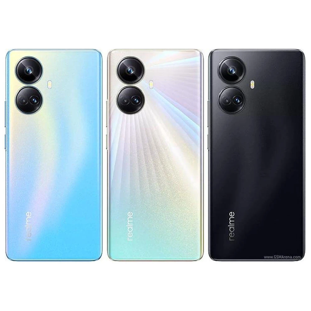 Realme 10 pro plus এর জন্য সম্পূর্ণ বডি হাউজিং-কালো-নীল-রূপালী-সবুজ