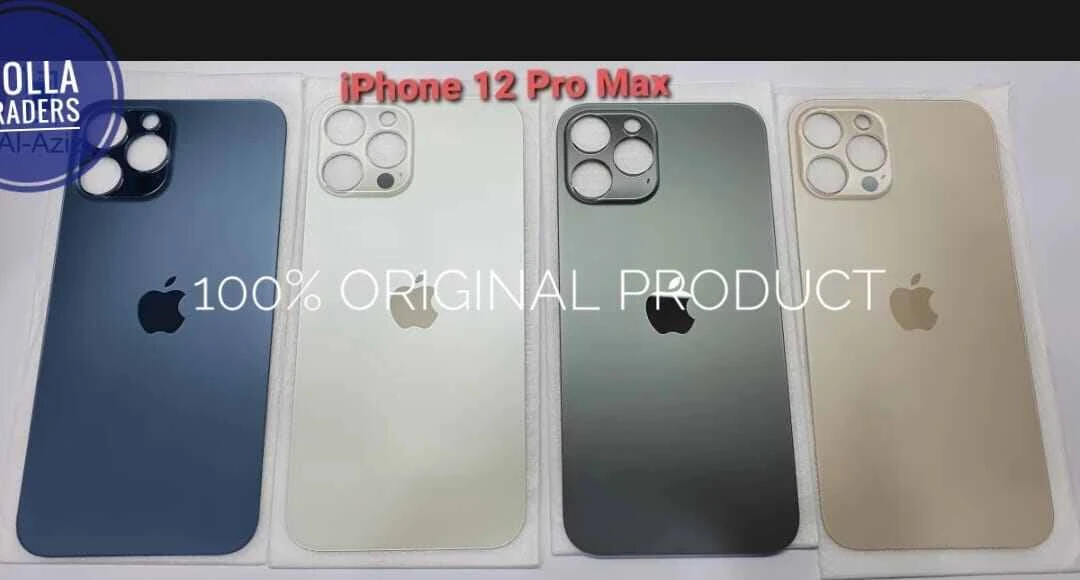 For Apple iPhone 12 Pro Max Phone Battery Back Cover Backshell Glass Battery Rear Case Phone Battery Back Cover Backshell Glass Battery Rear Case