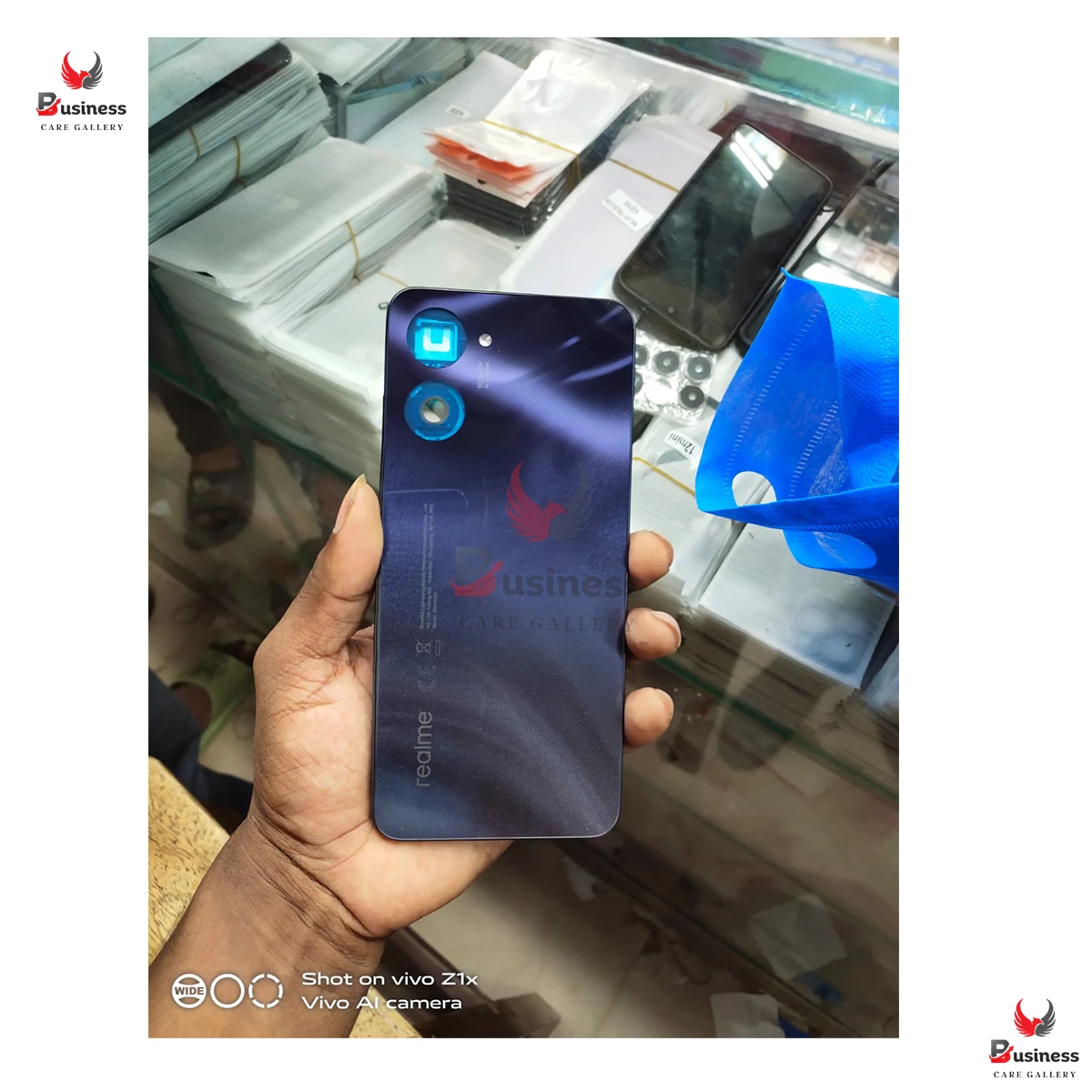 Replacement Backshell Panel + midel frame for Realme 10 Battery Back Door Back panel