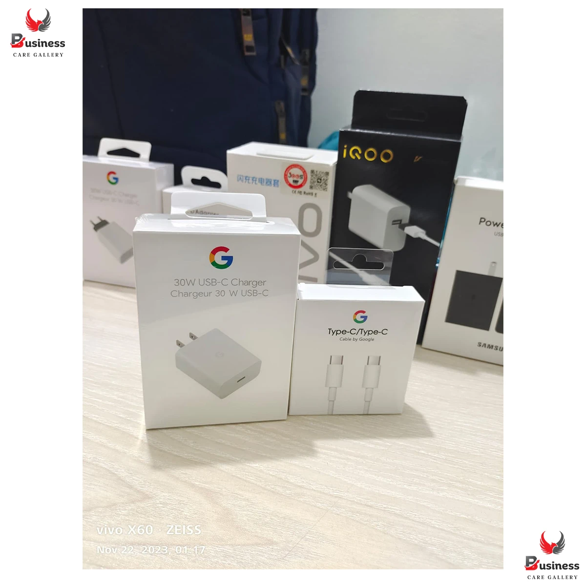 Premium Quality Google 30W USB-C Charger and Cable - Fast Charging Pixel Phone Charger - Compatible with Google Products and Other USB-C devices.