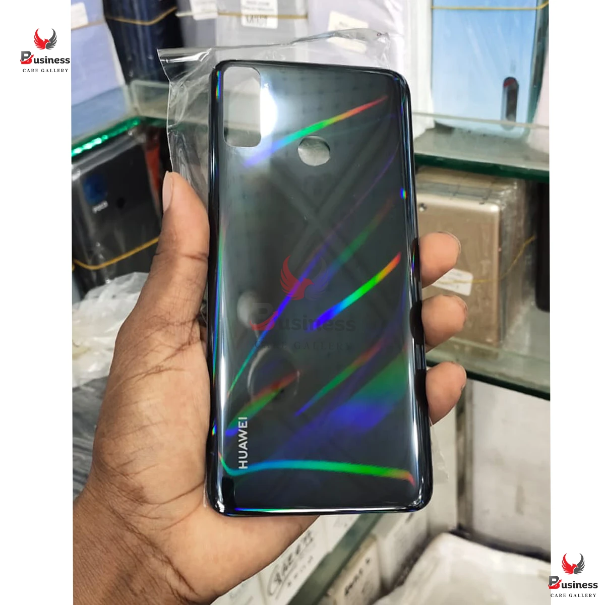 For Huawei Y8s Phone Battery Back Cover Backshell Glass Battery Rear Case Phone Battery Back Cover Backshell Glass Battery Rear Case - Phone Back Cover - Phone