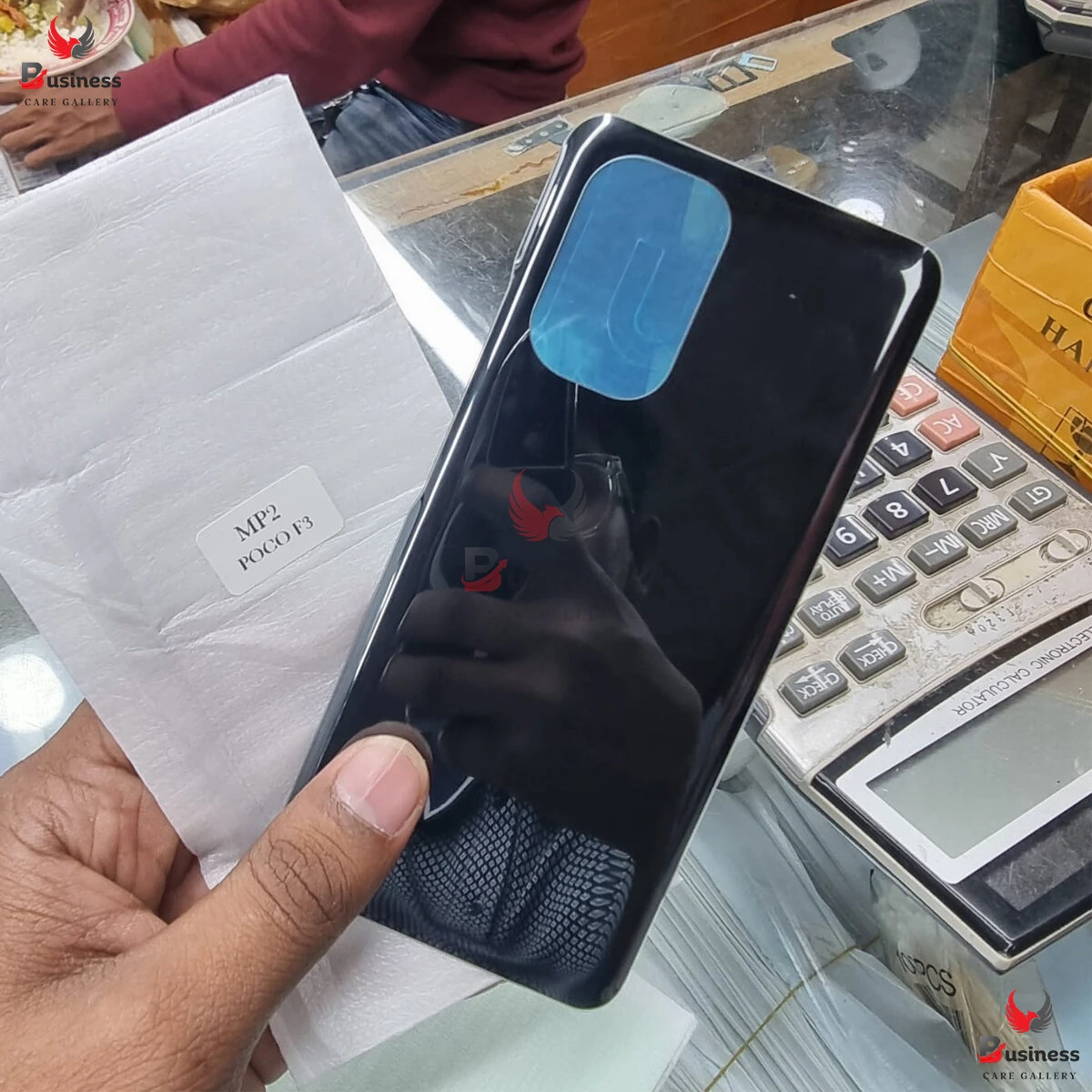 Replacement Backshell Glass Panel for Xiaomi Poco F3 Battery Back Door Housing