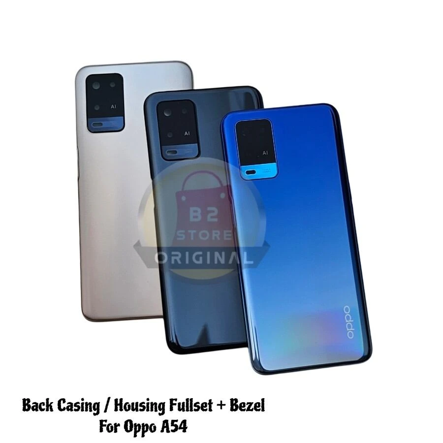 BACK CASING HOUSING KESING FULLSET BACKDOOR + TULANG BEZEL OPPO A54