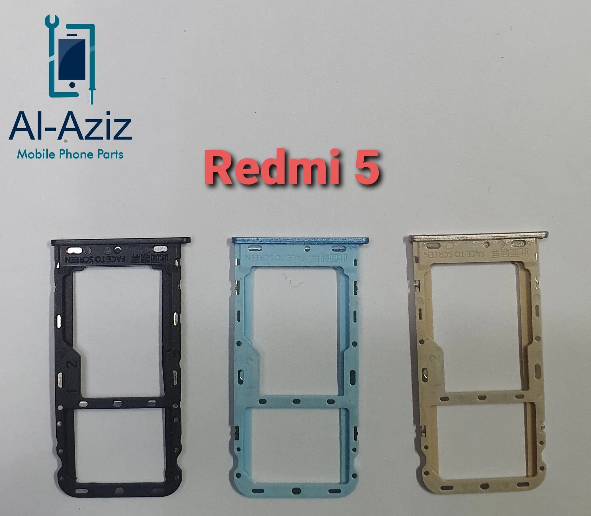 For Xiaomi Redmi 5+ Xiaomi Redmi Plus Sim Tray Origenal Dual Sim Door Memory Card Slot Replacement
