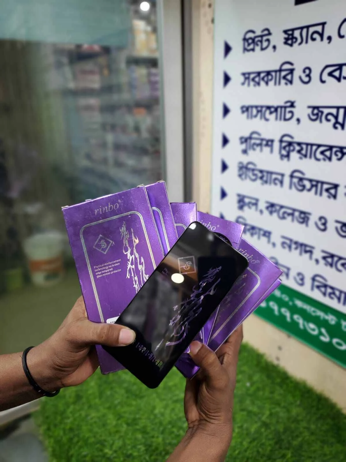 Xiaomi redmi k20 এর জন্য গ্লাস প্রিমিয়াম মানের কার্ভ গ্লাস স্ক্রিন প্রোটেক্টর