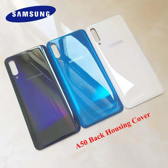 For Samsung Galaxy A50 Phone Battery Back Cover Backshell Glass Battery Rear Case Phone Battery Back Cover Backshell Glass Battery Rear Case