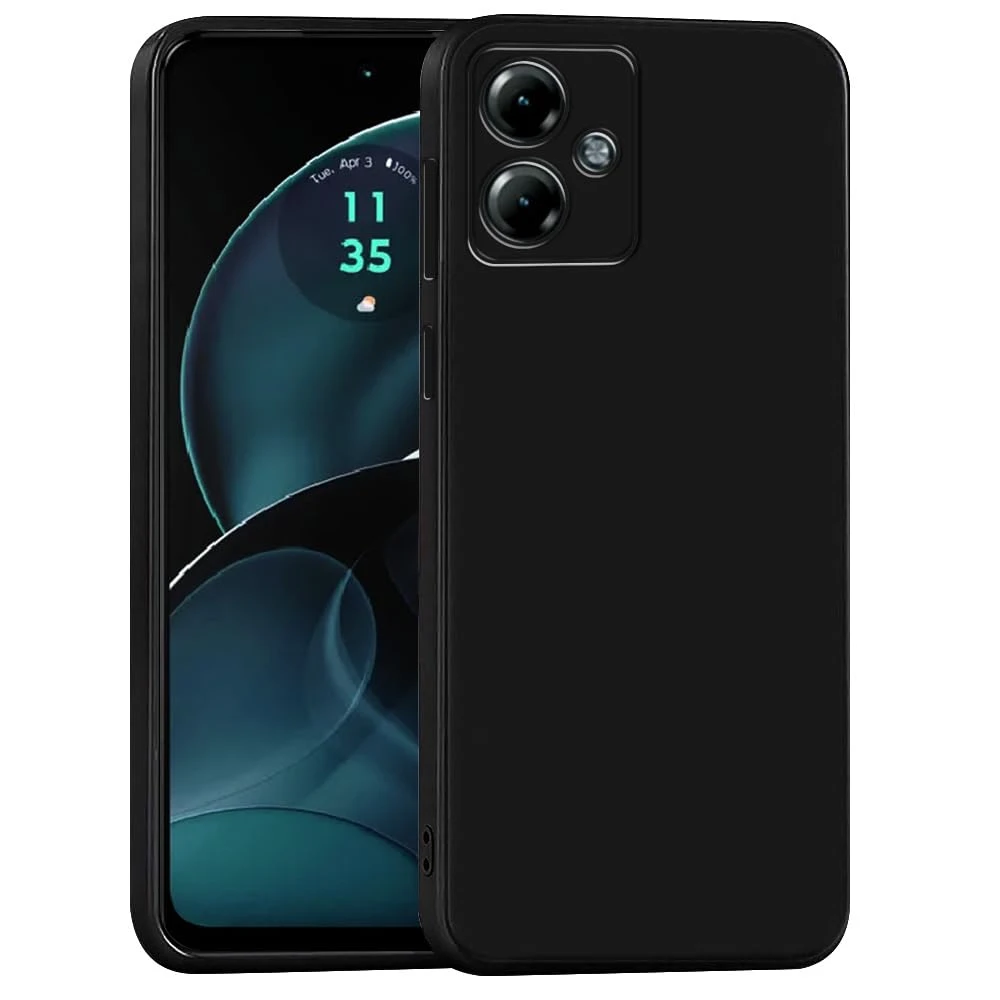 For Motorola Moto G54 Phone Back Cover Luxury Flexible Premium Shockproof Camera Bumper Protective Stylish Soft Liquid Silicone