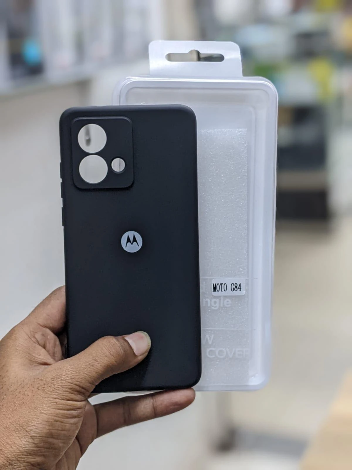 Silicone Cases For Motorola Moto G84 Luxury Soft Flexible Super Shockproof Camera Bumper Protective Stylish Silicon Back Covers
