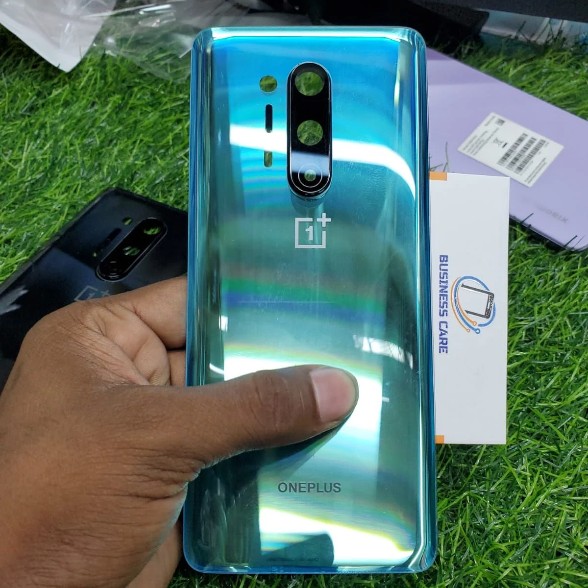 Original For OnePlus 8 Pro Battery Cover Door Back Housing Rear Case For OnePlus 8 Pro Battery Door Replacement Parts+Camera Lens