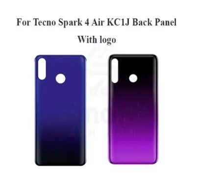 Replacement Backshell Panel + midel frame for Tecno Spark 4 Lite Battery Back Door Back panel Tecno Spark 4 Lite