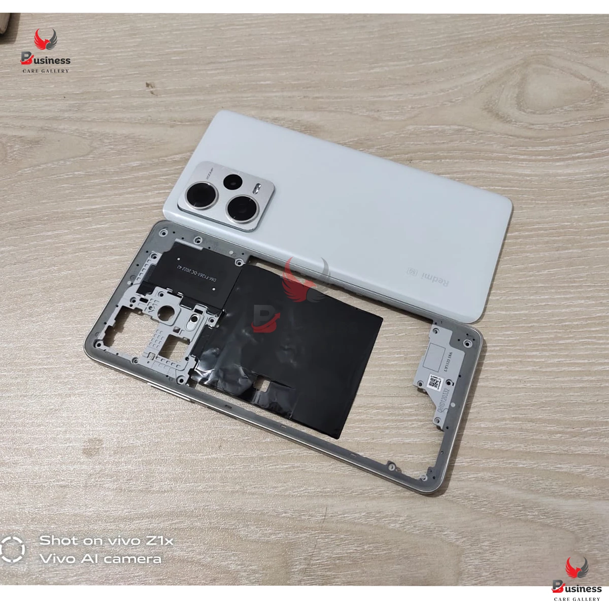 Replacement Backshell Panel + midel frame for Redmi Note 12 Pro+ 5G Battery Back Door Back panel