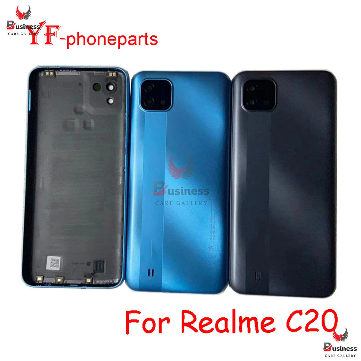 For Realme C20 Backshell Replacement Back Battery Cover