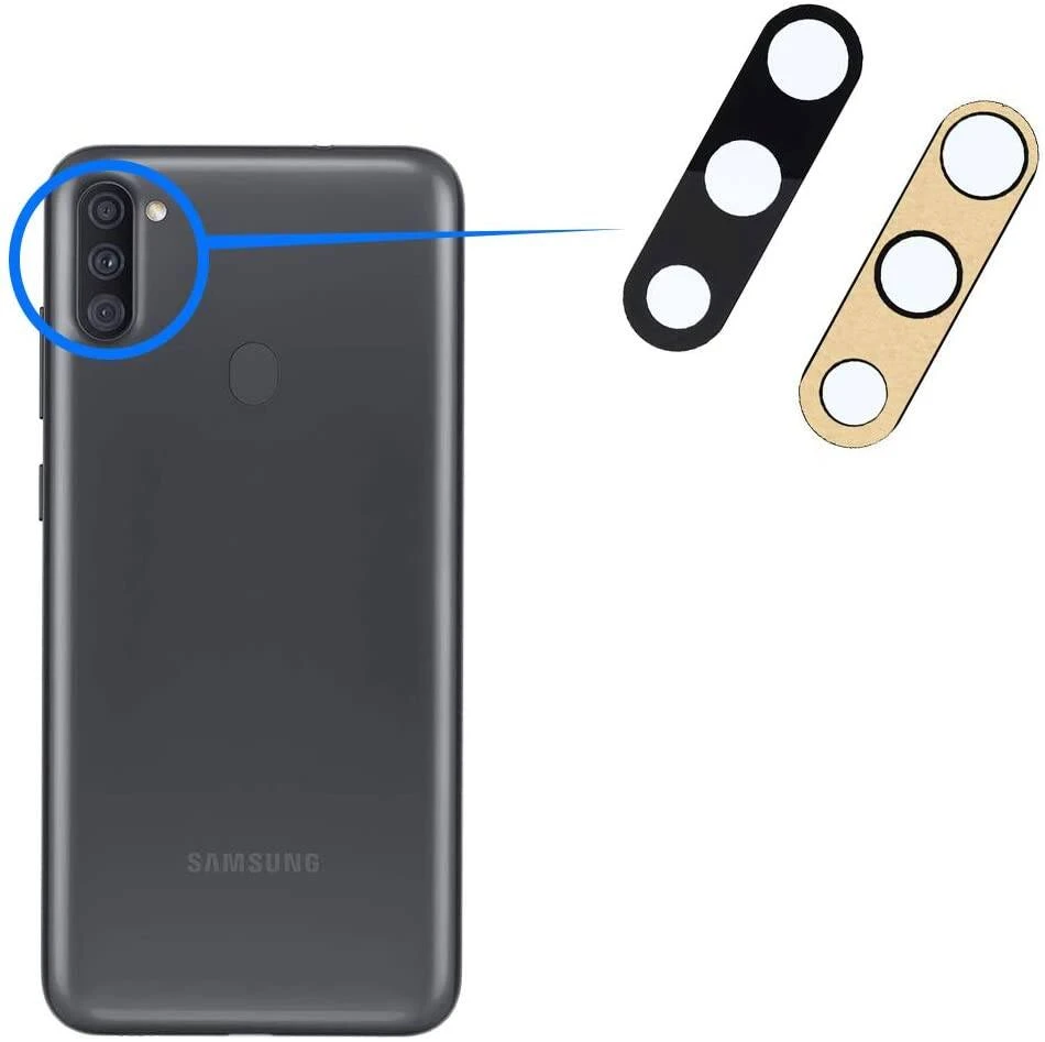 For Samsung Galaxy A11 Camera main glass lens Rear Facing Camera Glass Lens Replacement