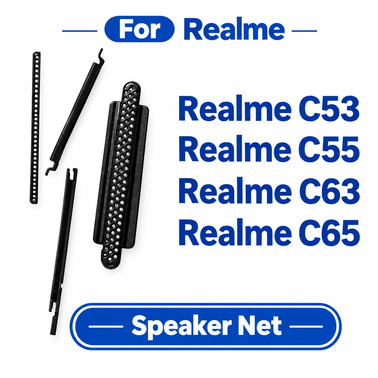 Realme C53 C55 C63 C65 Anti Dust Earpiece Speaker Mesh Jali Dust Proof Mesh Replacement