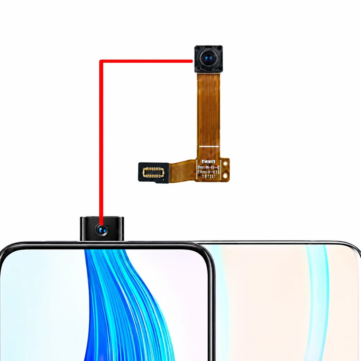 Front Camera Module for Realme X Selfie Camera