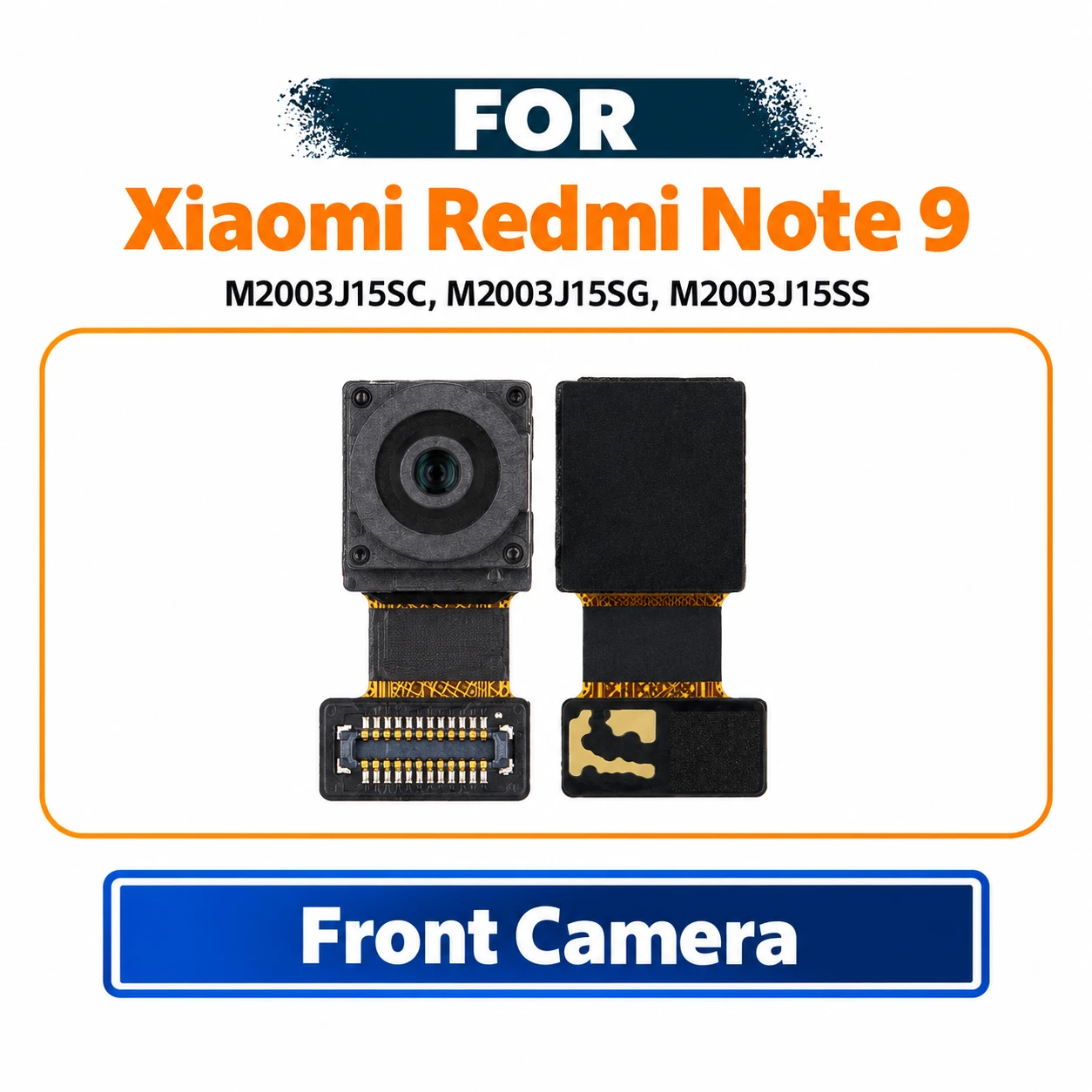 Xiaomi Redmi Note 9 Front Camera Module - Selfie Camera Flex Cable Replacement Repair Spare Part