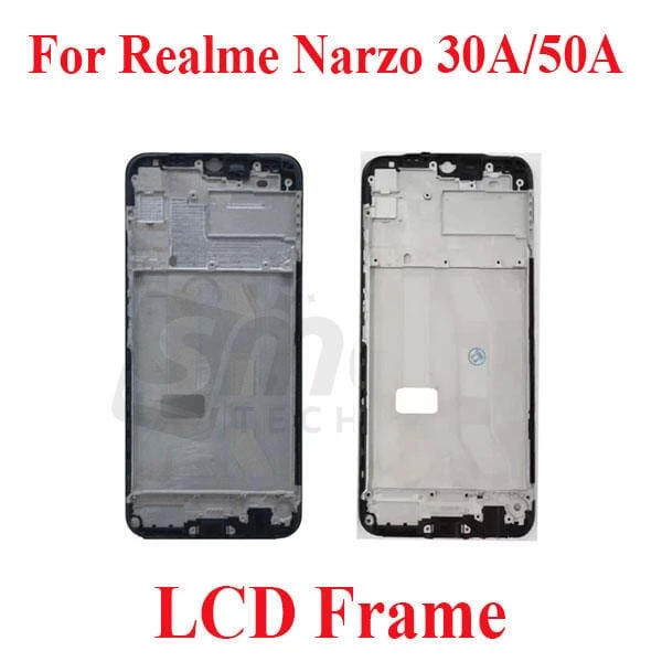 For Realme Narzo 30A/50A Only Front LCD Frame Housing Replacement Parts