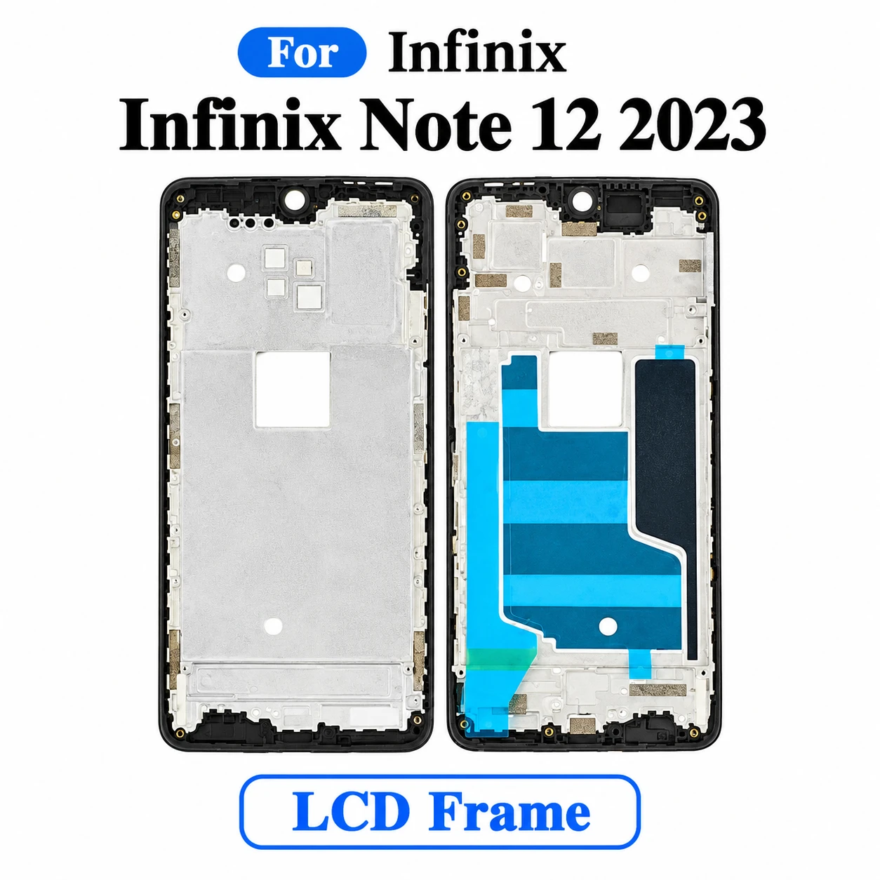 For Infinix Note 12 Front LCD Frame Middle Chassis Housing