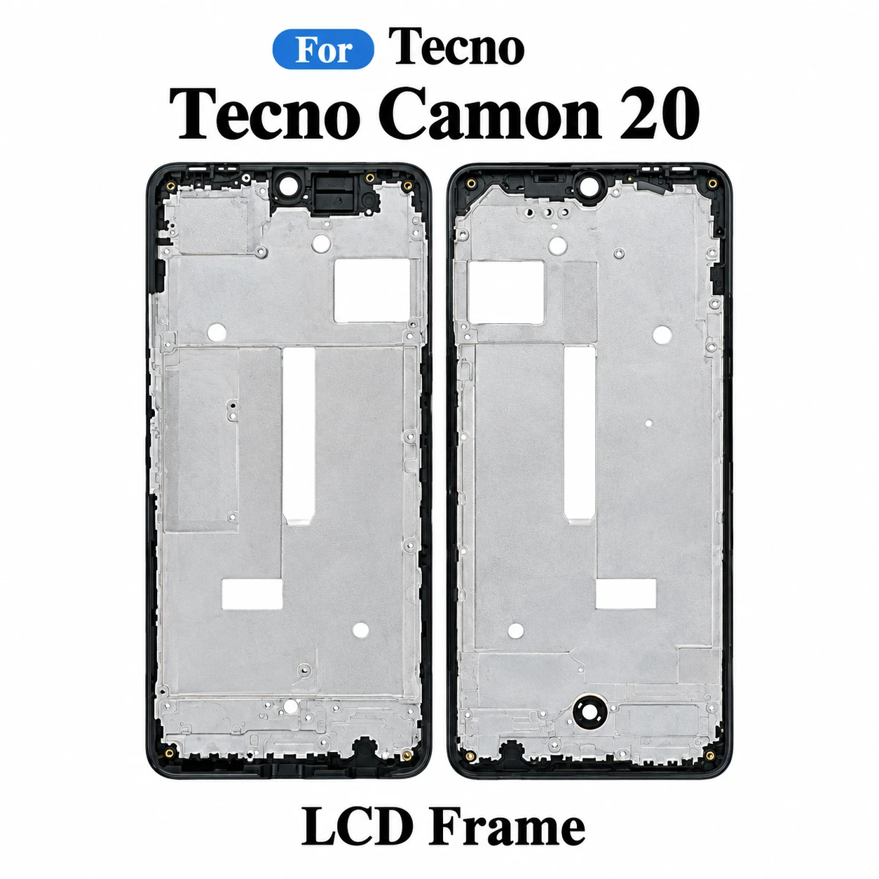 For Itel A80 Only Front LCD Frame Middle Chassis Housing