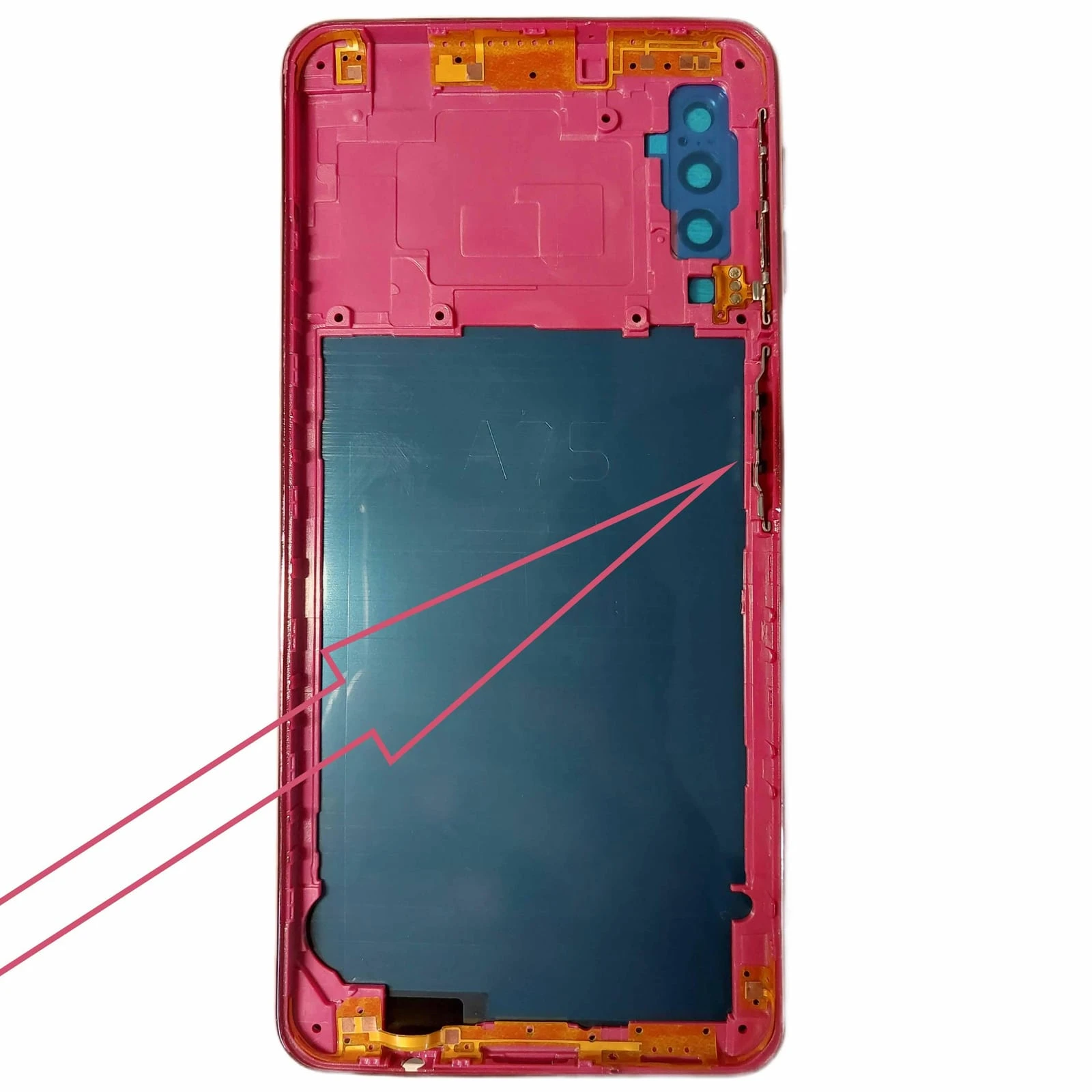 Fingerprint Protective Steel for Samsung Galaxy A7 2018 A750 Without Fingerprint Sensor Mobile Replacement Parts