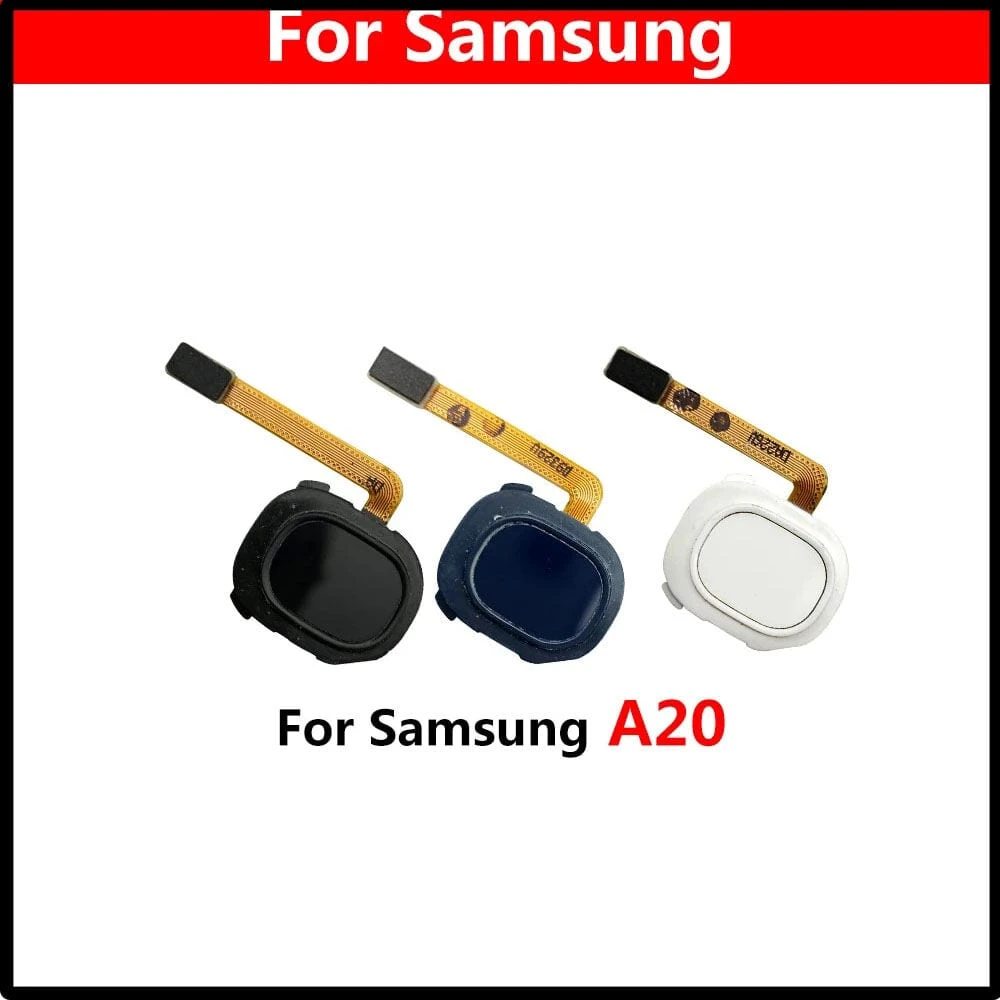 Fingerprint Touch Sensor/Scanner Flex Cable Compatible For Samsung Galaxy A20