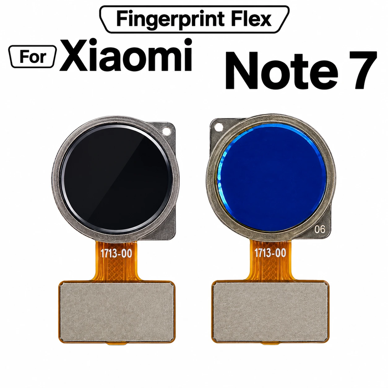 Power Button Fingerprint Sensor Flex Cable For Xiaomi Redmi Note 7 ON OFF Key Sensor Home Touch Fingerprint Sensor Flex Ribbon