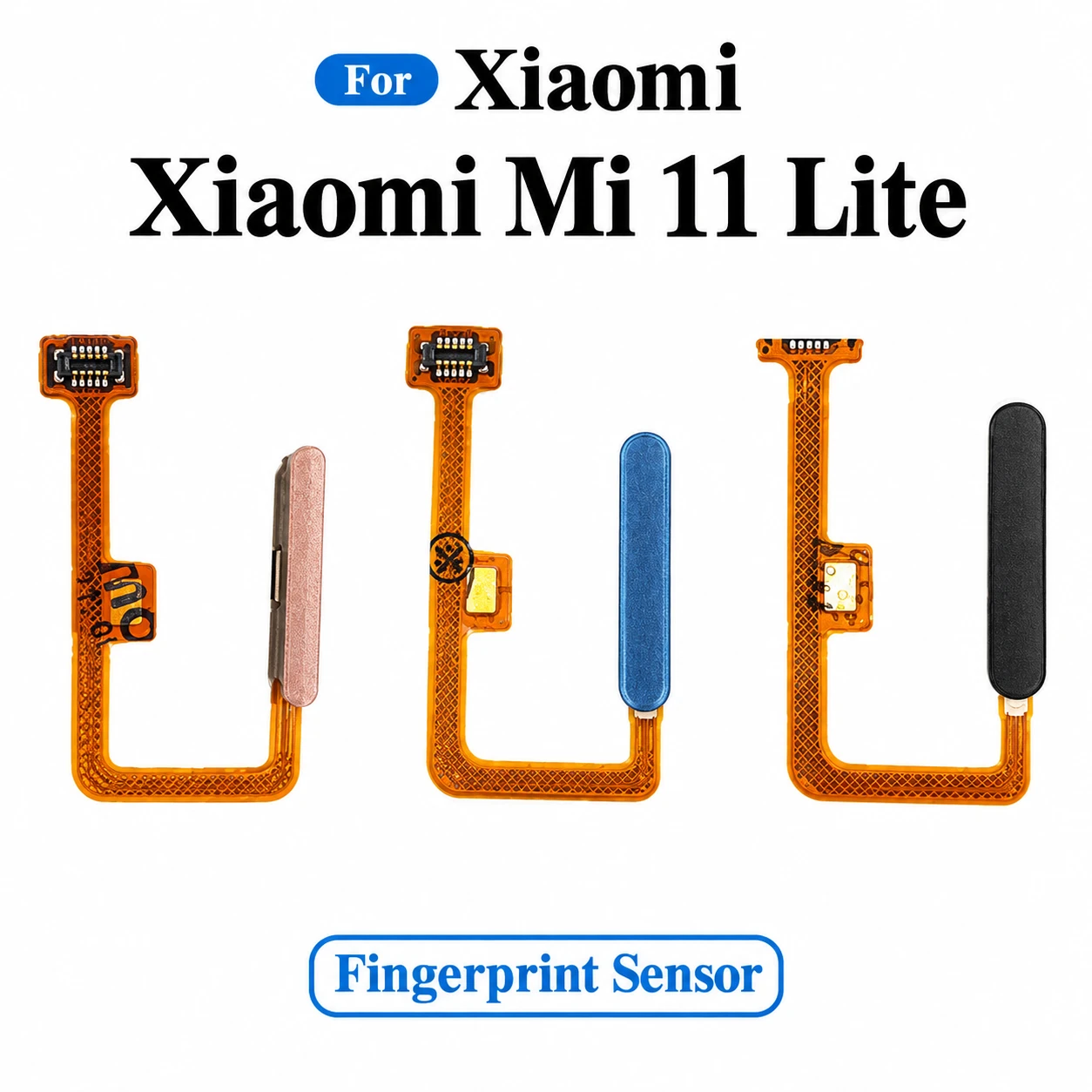 For Xiaomi Mi 11 Lite Fingerprint Sensor with Flex Cable