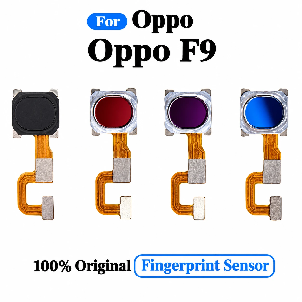 For Oppo F9 Fingerprint Sensor with Flex Cable