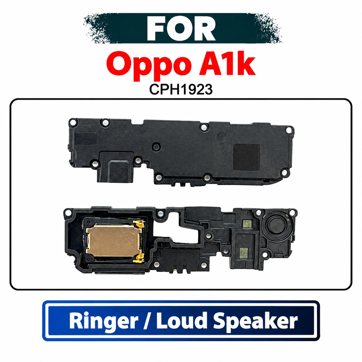 Oppo A1k Loud Speaker Ringer Module - Loudspeaker Buzzer Music Player Sound Box Assembly Replacement Repair Spare Parts For CPH1923