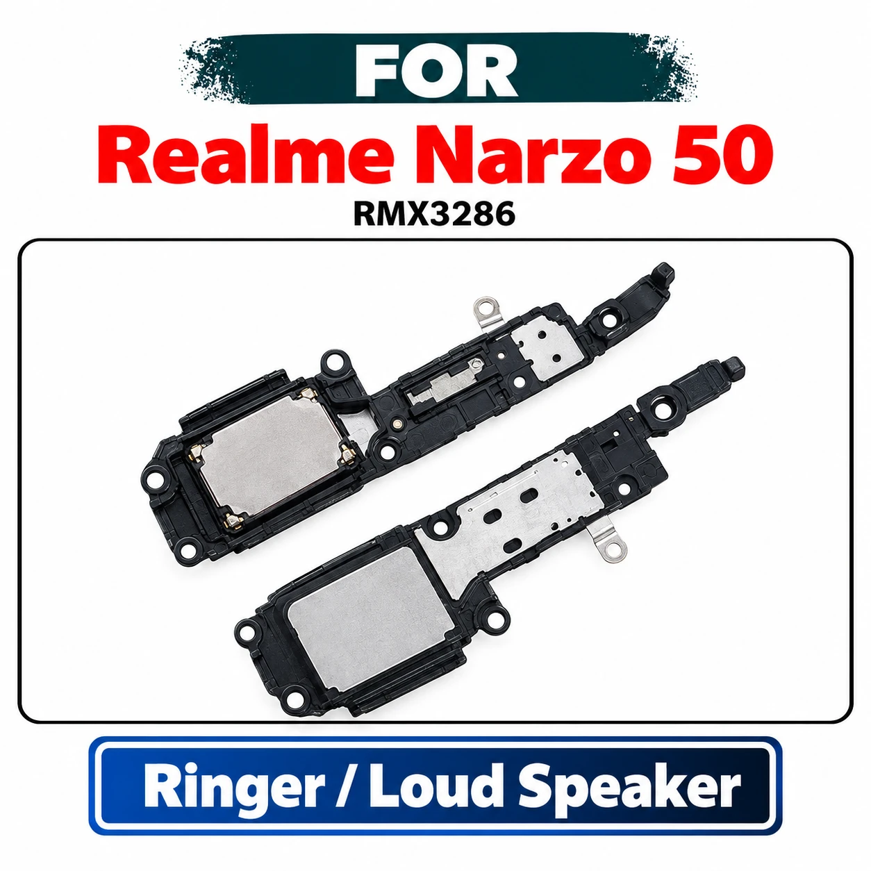Realme Narzo 50 Loud Speaker / Ringer - Loudspeaker Buzzer Music Player Sound Box Assembly Replacement Repair Spare Parts For RMX3286