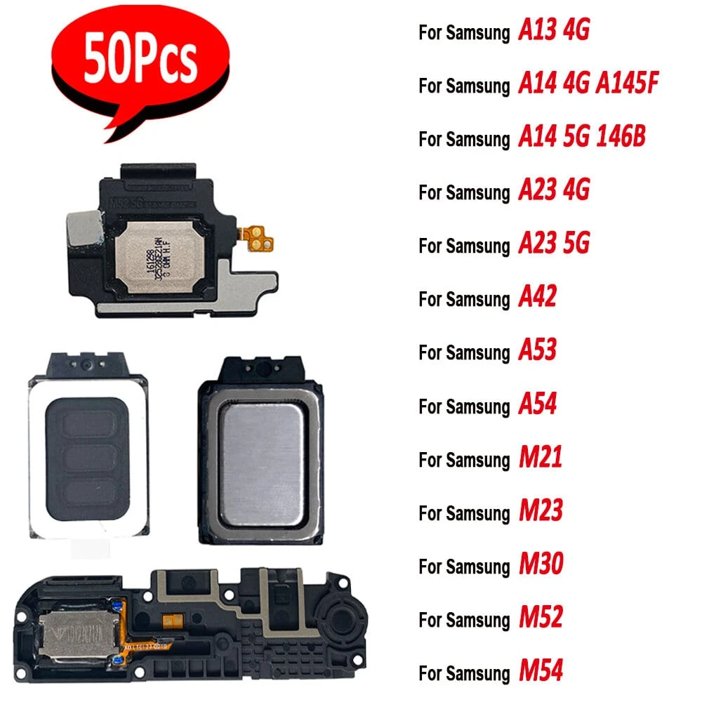 New For Samsung Galaxy A12 A23 A42 A53 A54 M21 M23 M52 M54 A13 4G A14 5G M30 Loudspeaker Buzzer Ringer Flex Cable Loud Speaker Phone Repair Parts
