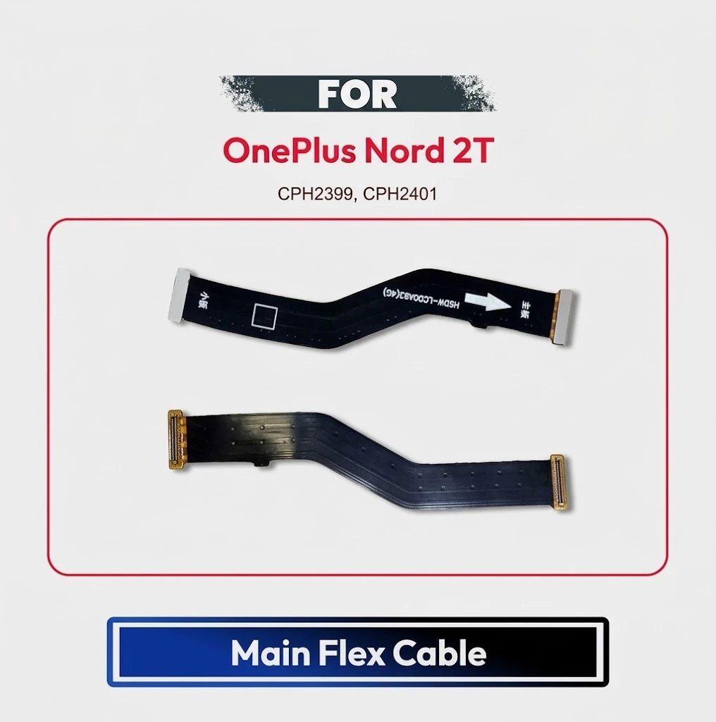 OnePlus,Nord 2T, Main Board Motherboard Connector Flex Cable PCB Board Repair Spare Part Replacement