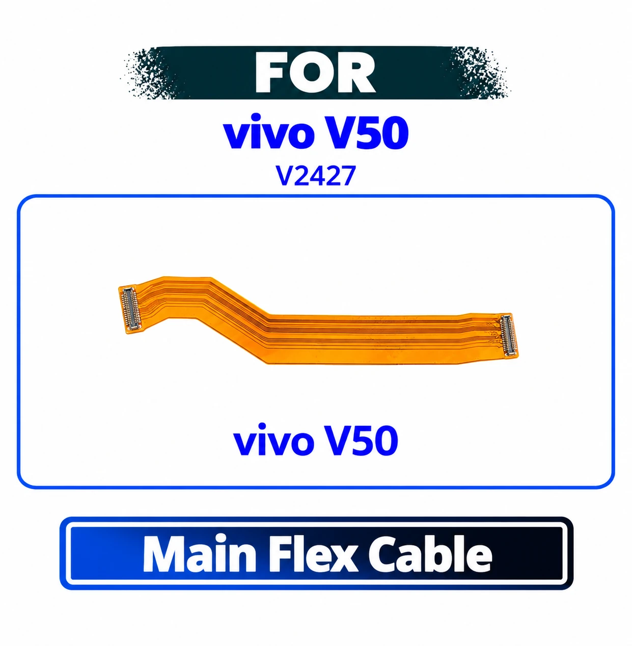 ,Vivo V50 Main Board Motherboard LCD Connector Flex Cable Replacement Repair