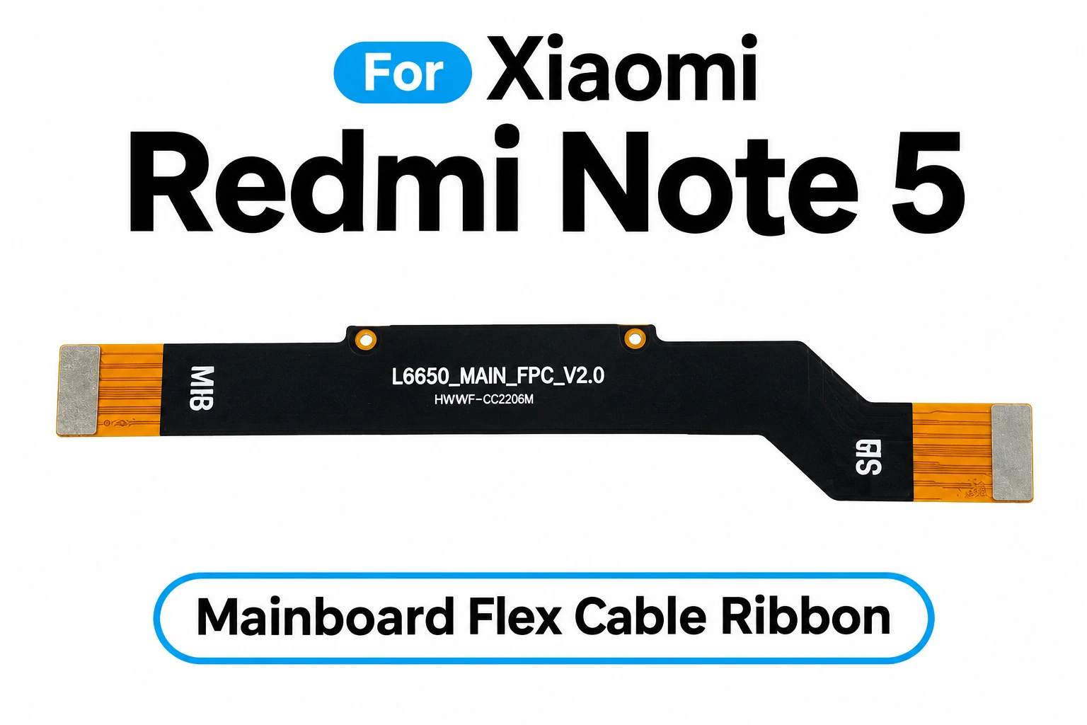 Mainboard Flex For Xiaomi Redmi Note 5 Main Board Motherboard Connector Flex Cable